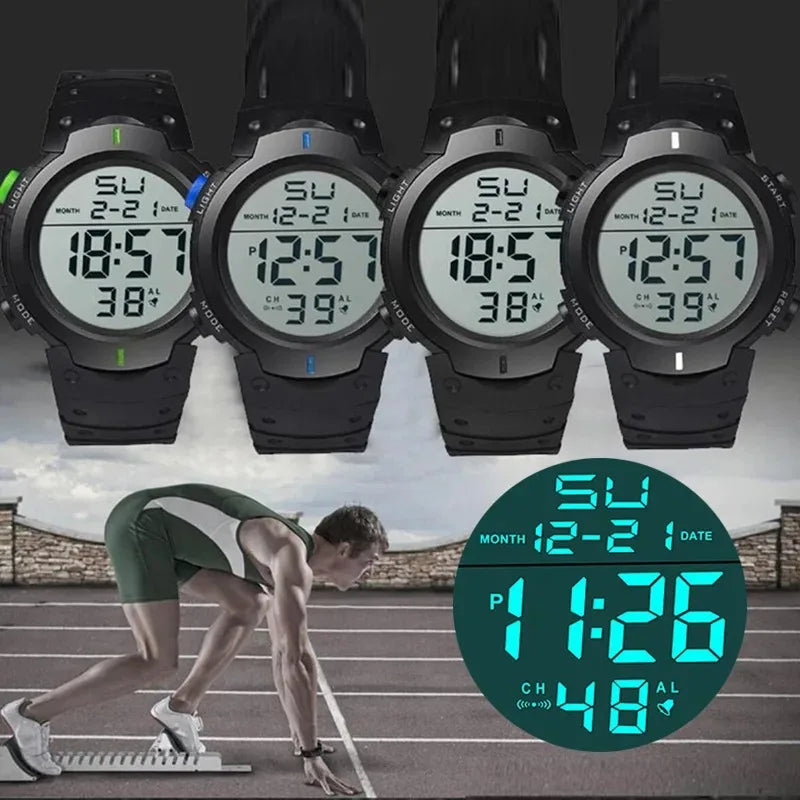 Reloj Digital Deportivo — Diseño Resistente y Funcional