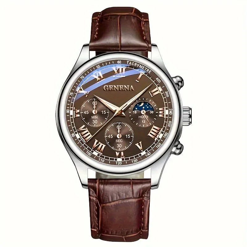 Reloj de Cuarzo Yolako — Diseño Clásico con Números Arábigos