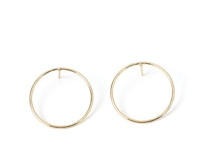 Pendientes Geométricos de Círculo para Mujer