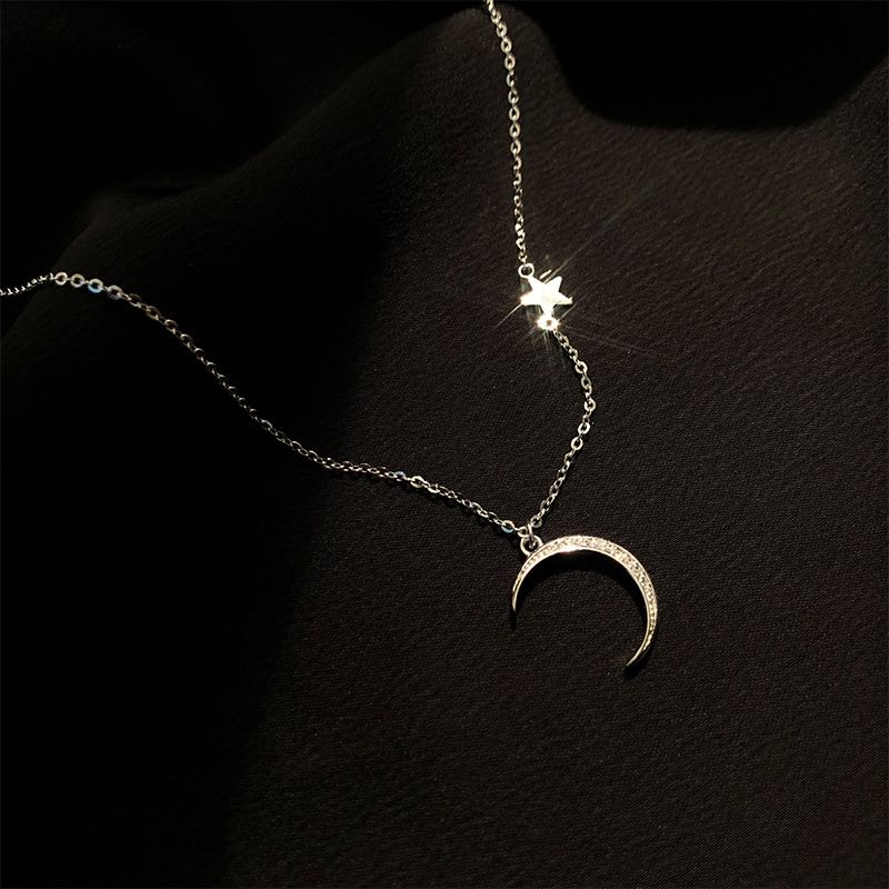 🌙 Collar Romántico de Circonita ✨