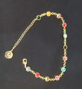 Pulsera de Moda con Diamantes de Colores Incrustados