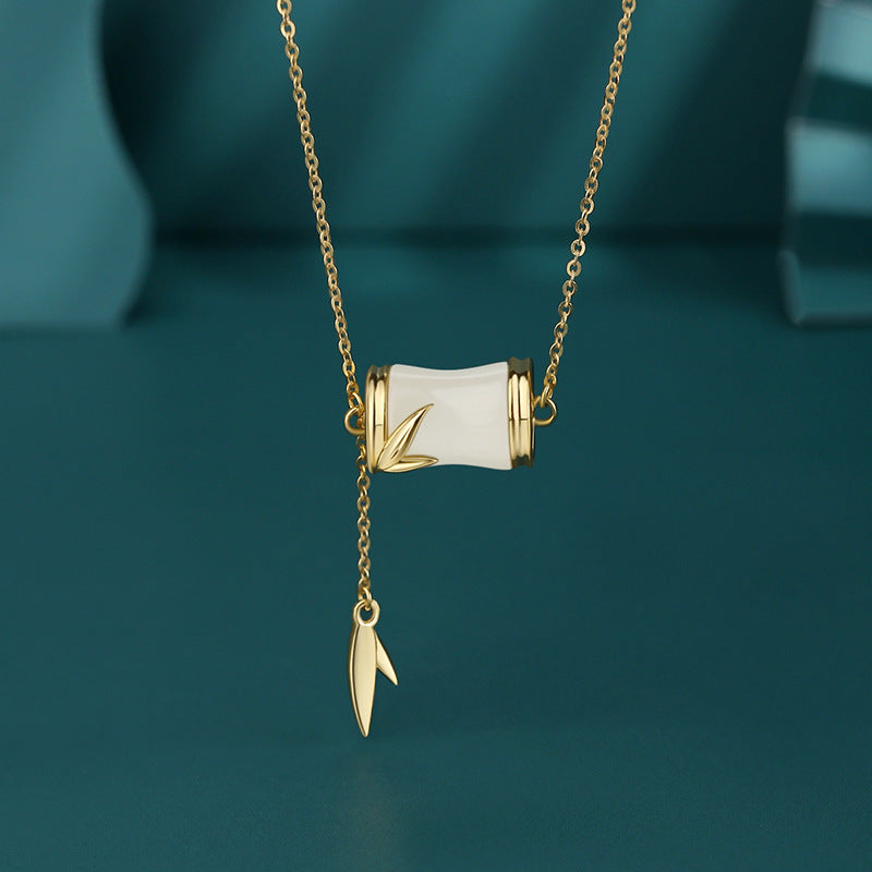 🤍 Set Collar y Pulsera de Plata S925 Natural Tianyuzhu ✨