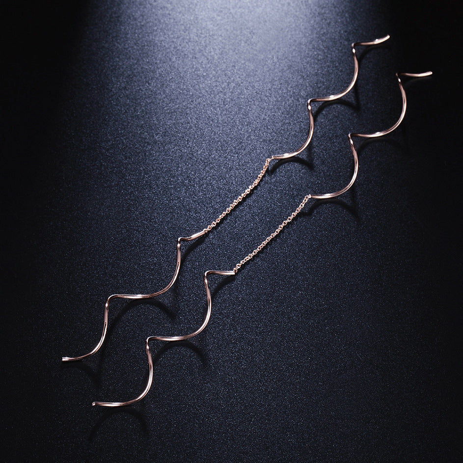Pendientes Wave Ear Cuff