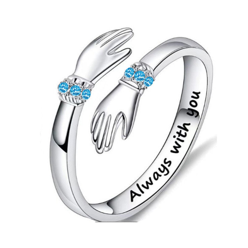 💎 Anillo con Diamantes para Ambas Manos ✨