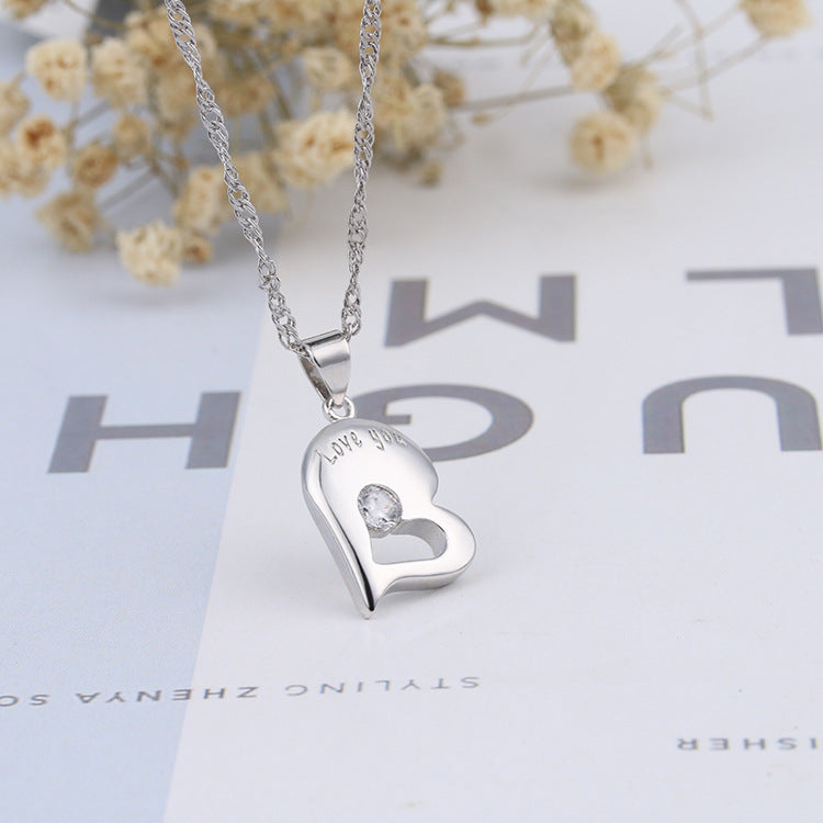 💕 Collar de Pareja en Forma de Corazón ✨