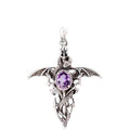 Colgante de Espada Demoníaca Vintage con Collar de Amatista