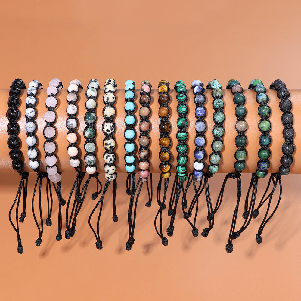 Pulsera de Piedras Naturales y Cristales