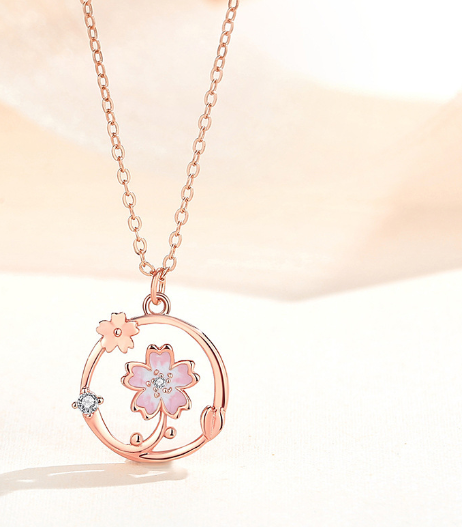 Anillos de Pareja de Flores Estilo Mori Lujo Ligero en Resina Epoxi