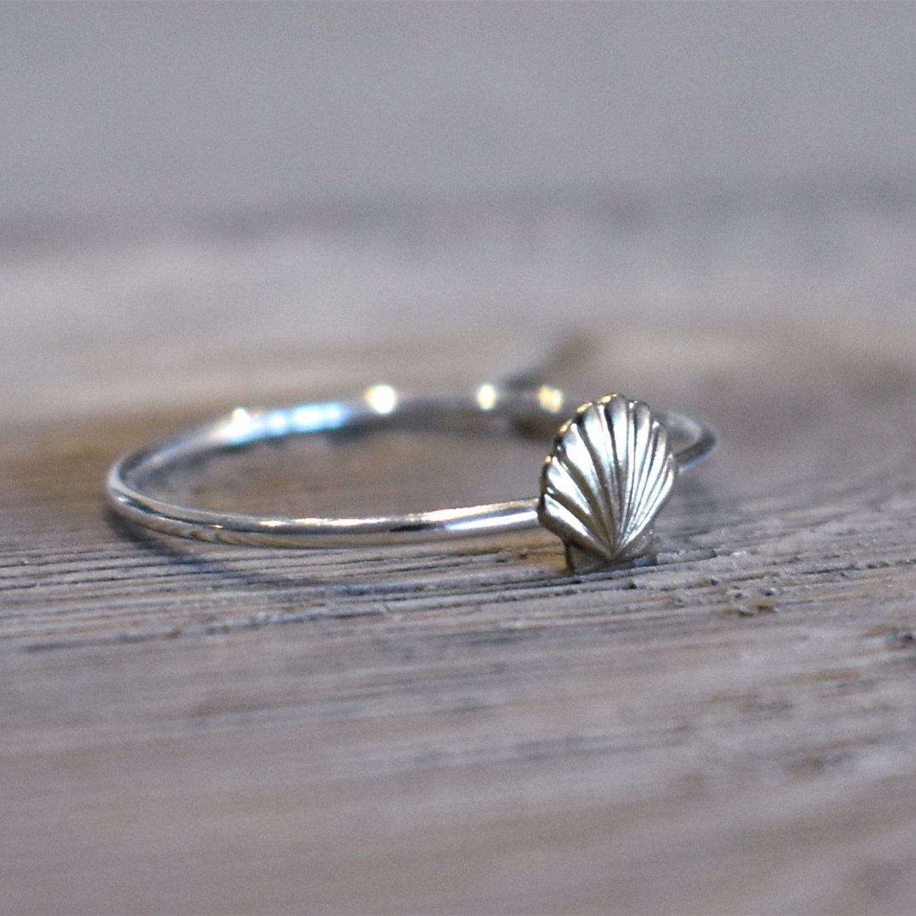 Anillo de Platino Electroplateado - Adorno Simple de Moda