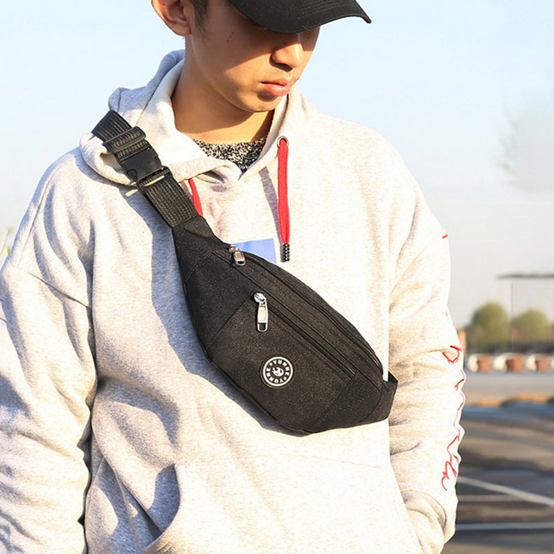 Riñonera deportiva unisex para viajes.