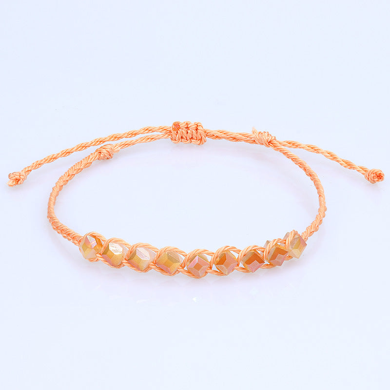 Pulsera de Perlas de Cristal Cúbico - Diseño Hecho a Mano - vista 7, joyería de moda