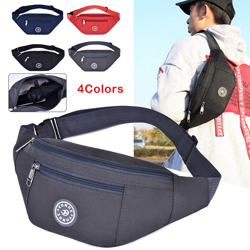 Riñonera deportiva unisex para viajes.