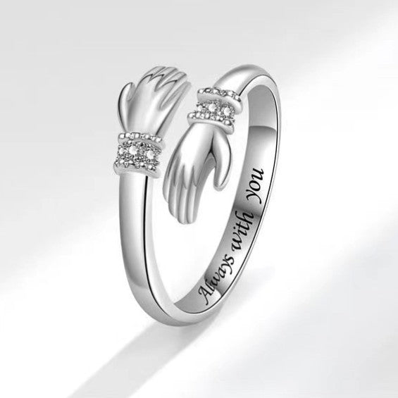 💎 Anillo con Diamantes para Ambas Manos ✨