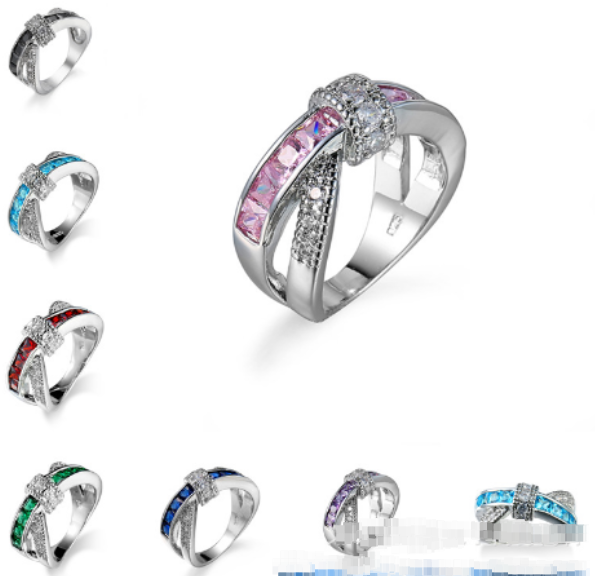 Colección de anillos de cruz