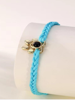 Pulsera de Proyección de Garra de Perro con Foto Grabada
