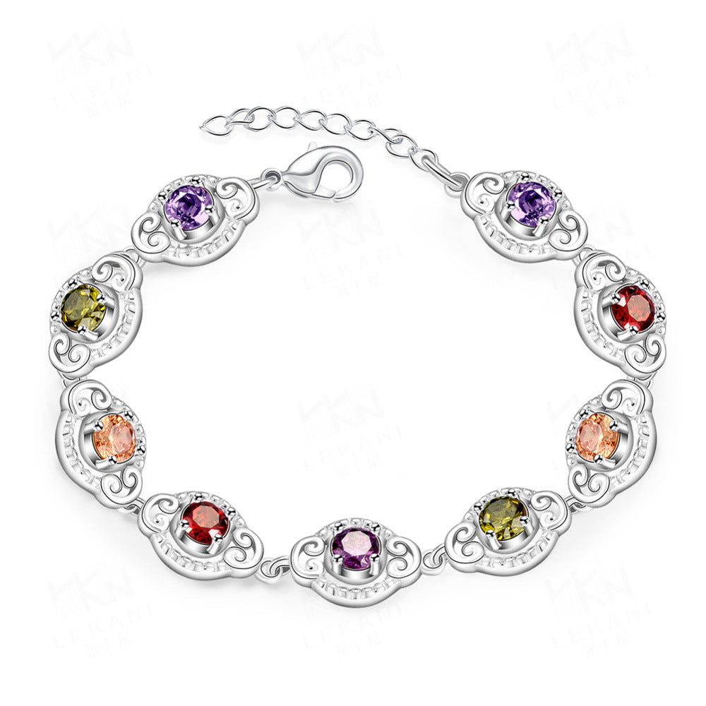 Pulsera de Circonitas Multicolor para Mujer