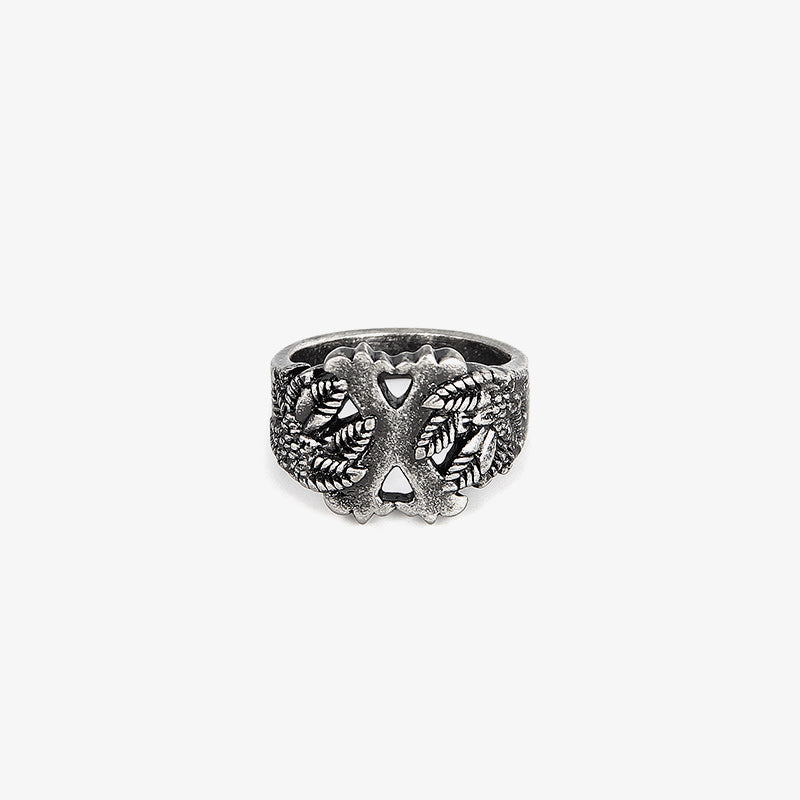 Anillo Pequeño de Acero de Titanio a la Moda