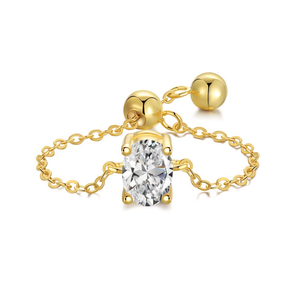Anillo de Moda de Prisma en Plata de Ley - Diseño para Todo Combinar