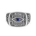 Anillo de Plata Esterlina 925 para Hombre con Diseño de Ojo