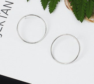 Pendientes Geométricos de Círculo para Mujer