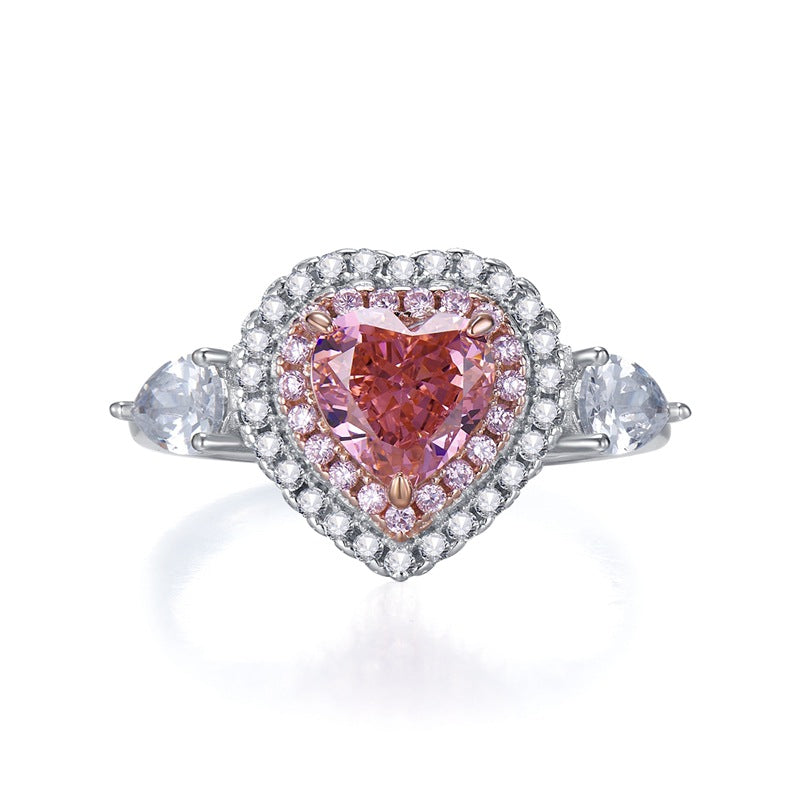 Anillo Simple en Forma de Corazón para la Moda Femenina - vista 3, joyería para mujer