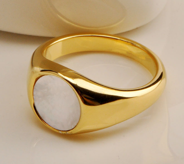 Anillo de Madreperla en Oro