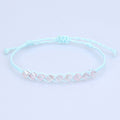 Pulsera de Perlas de Cristal Cúbico - Diseño Hecho a Mano