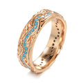 👑 Anillo Retro Zafiro Nicho ✨