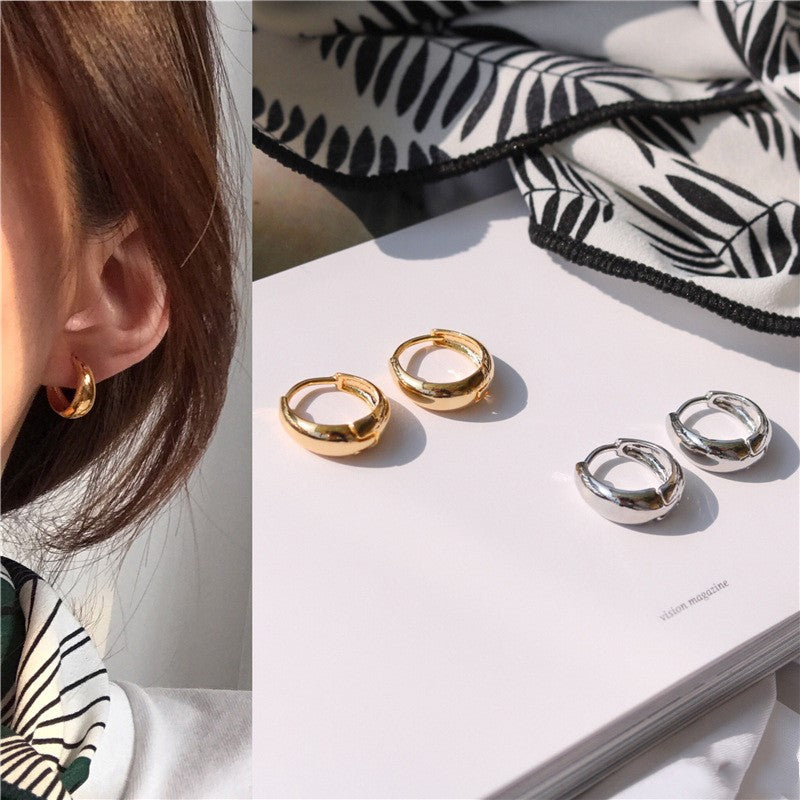 Pendientes Minimalistas de Gota de Agua para Mujer