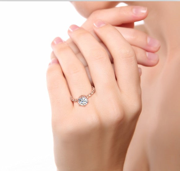 Anillo de Joyería de Plata de Ley 925