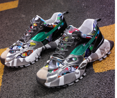 Zapatillas de Moda Coloridas y Atemporales para Hombre, Colección Otoño