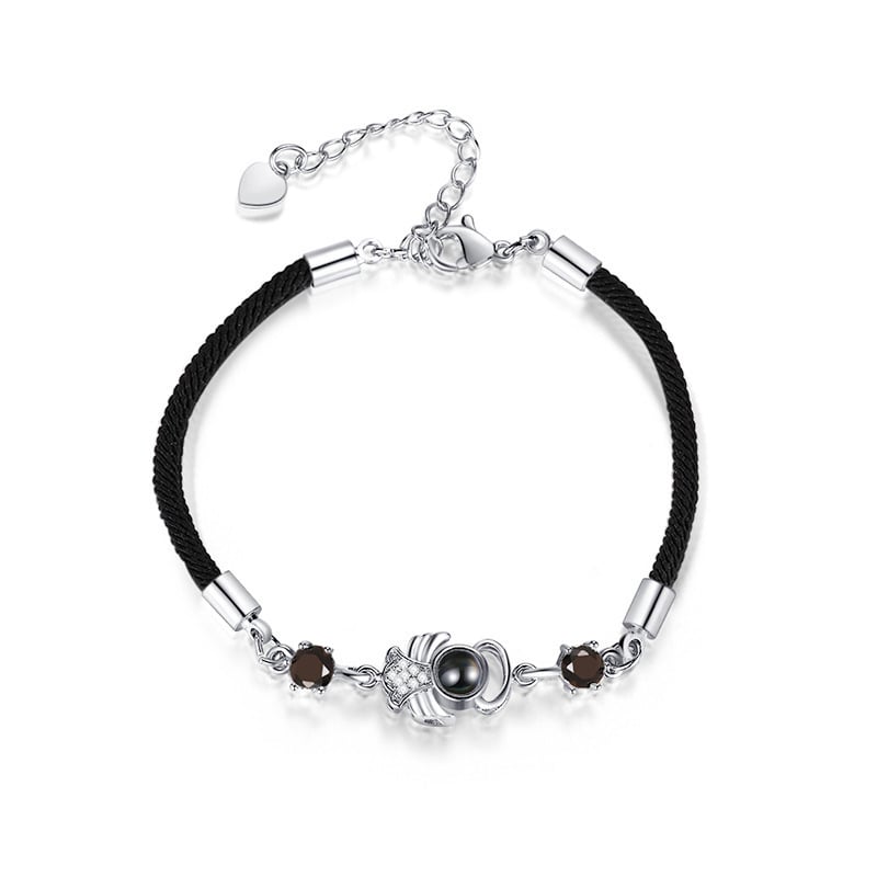 Pulsera Te Amo en 100 Idiomas del Amor - vista completa, joyería de moda