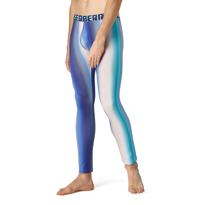 Mallas térmicas ajustadas para hombre de otoño e invierno y pantalones para dormir.