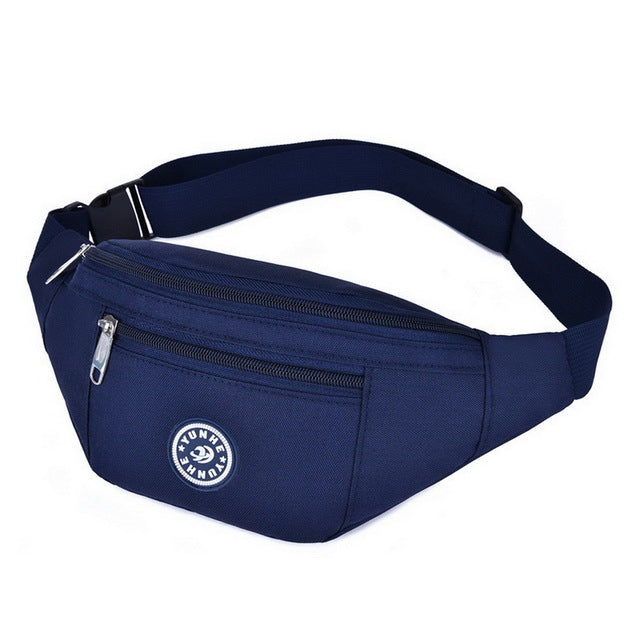 Riñonera deportiva unisex para viajes.