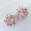 Pendientes Flor y Hoja Miniatura