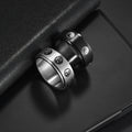 Anillo Giratorio de Acero Inoxidable para Descompresión Estilo Gossip para Todos